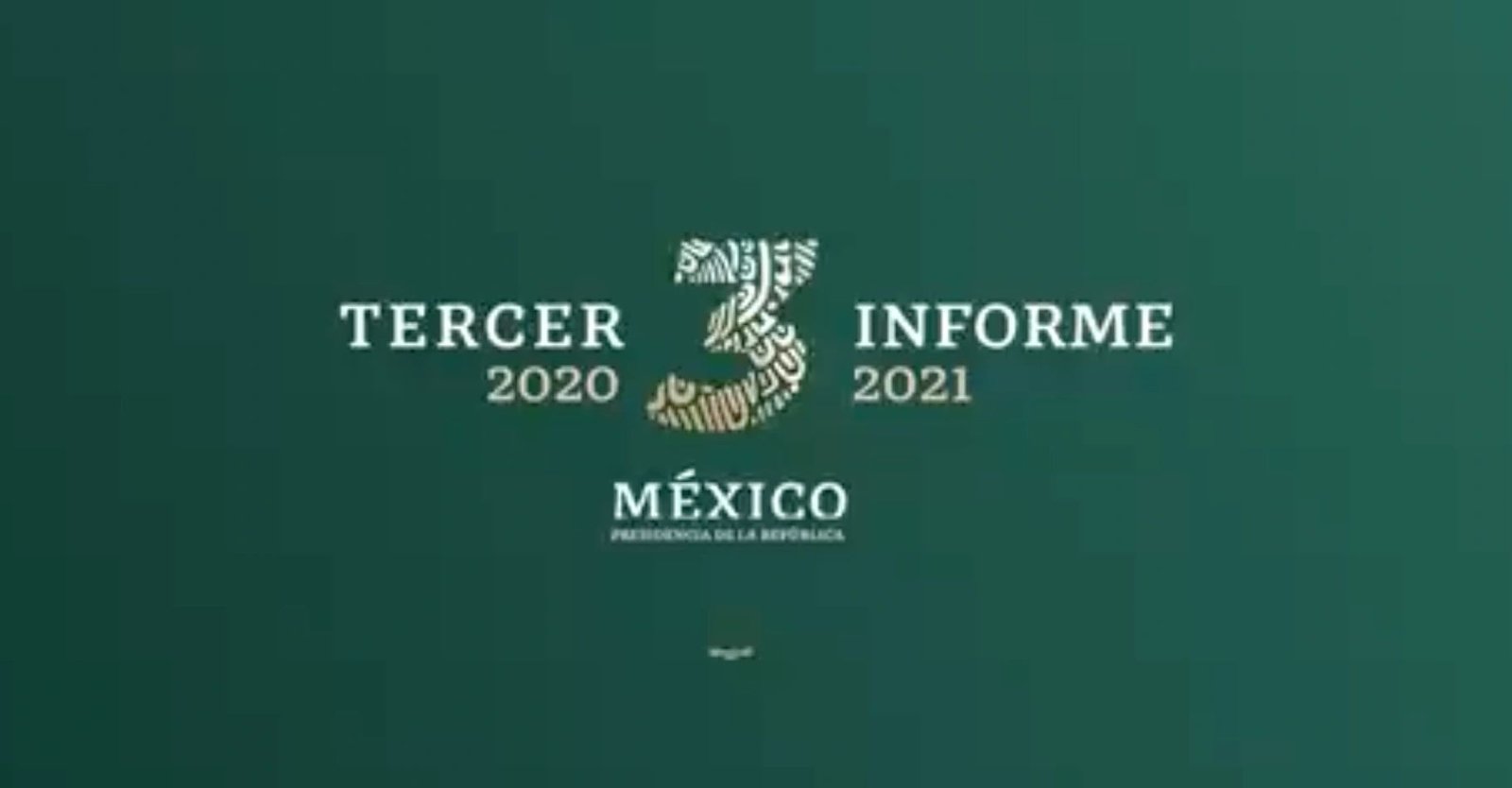 Qué va a informar el presidente.